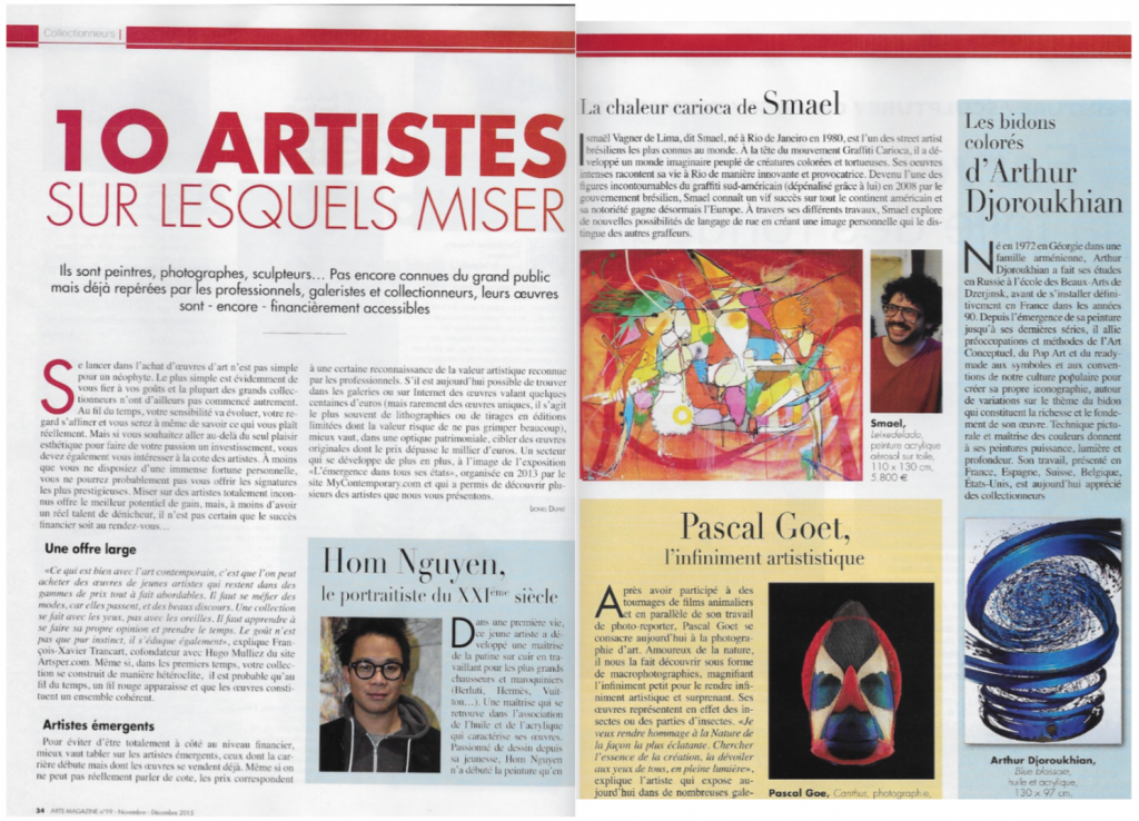 Arts Magazine décembre 2015